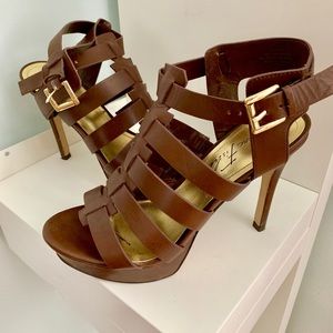 Marc Fisher Brown Sandal Heels
